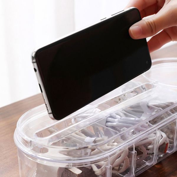 Datakabellagringsbox Datalinjelagringsbehållare LAGRING Storage Strap