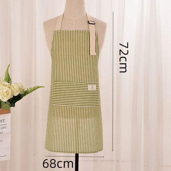 2 st Köksförkläde Polycotton Förkläde 2 2 2