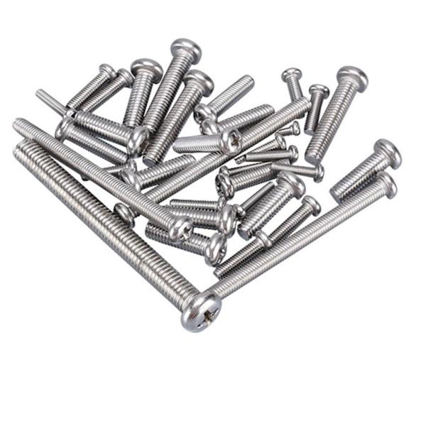 580 kpl Koneruuvit Phillips Pan Head -ruuvit Pultit ja mutterit