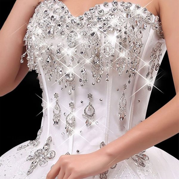 Kostume Applikation Brudekjole Applikation HVID White