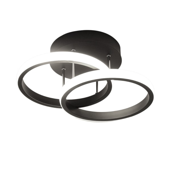 LED-lampe taklys SVART DOBBEL C DOBBEL C Black Double C-Double C