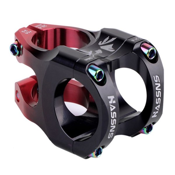 MTB Power Stem Terrengsykkelbro SVART&RØD black&red