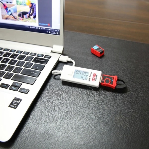 USB Tester Energimonitor Spenningsstrømdetektor