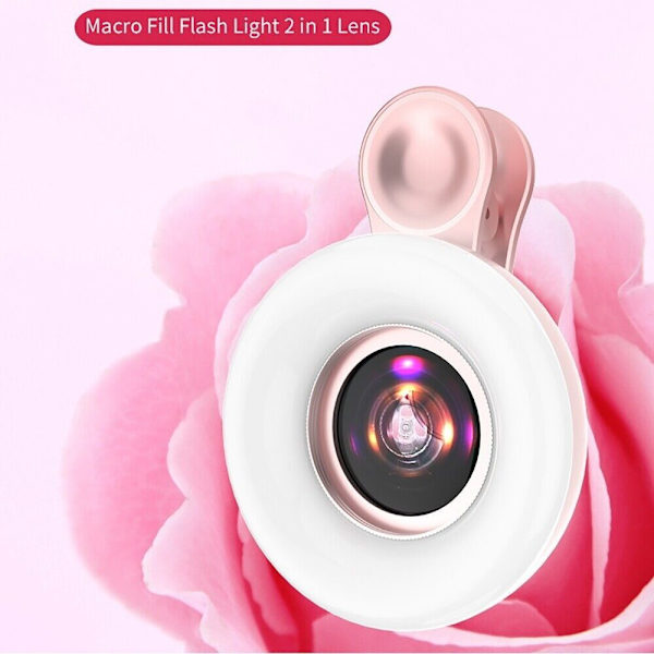 Mobiltelefon Fill Light Makeup Light PINK Pink