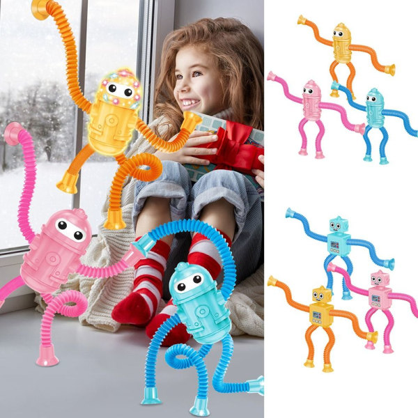 Teleskopisk Pop Tube Toy Spring Tube Toy STYLEA-UTAN LAMPA StyleA-Without lamp