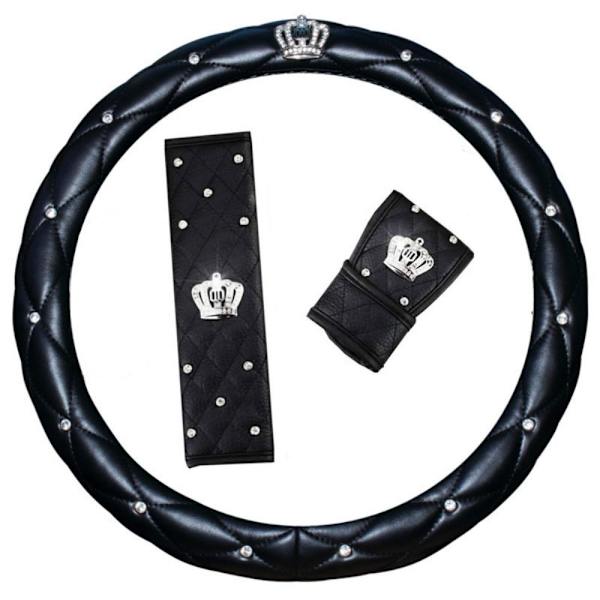 Ratdæksel Auto hjulkapsler SORT-2 SORT-2 black-2