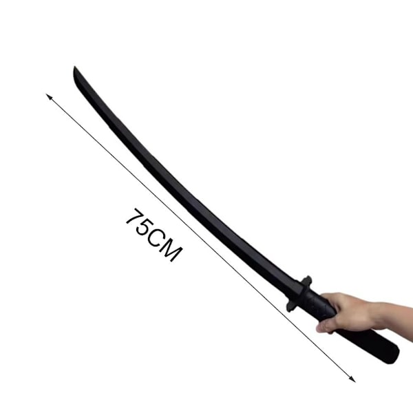 3D Gravity Katana Legetøj 3D Print Katana Legetøj SORT Black