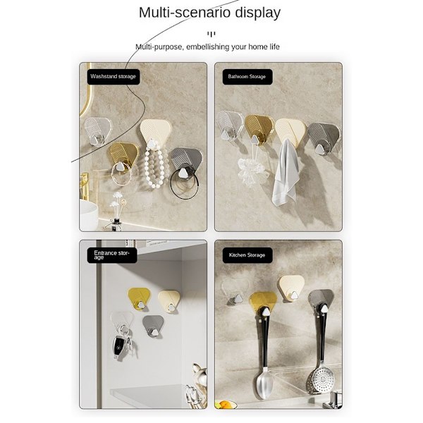 4 Stk Slipper Hanger Krok Robe Hangers Multi-Purpose Krok