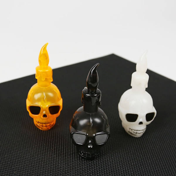 Halloween skalle ljus Elektronisk lampa VIT white
