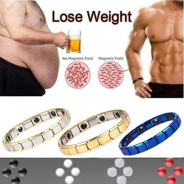 Magnetisk slankearmbånd Magnetisk Health Care Armbånd GULD gold