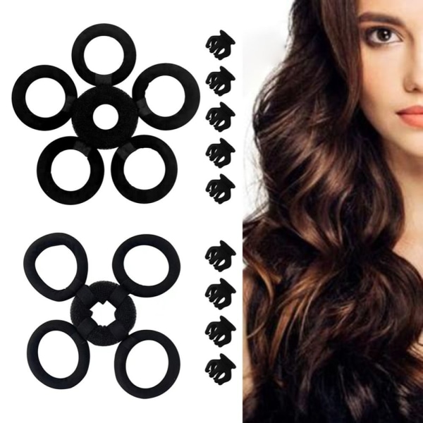 Heatless Hair Curler Hair Rollers för Heatless Curls STYLE 2 Style 2