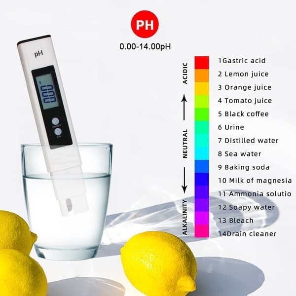 Vanntester PH Meter Digital PH Meter 0,01 PH Høy nøyaktighet