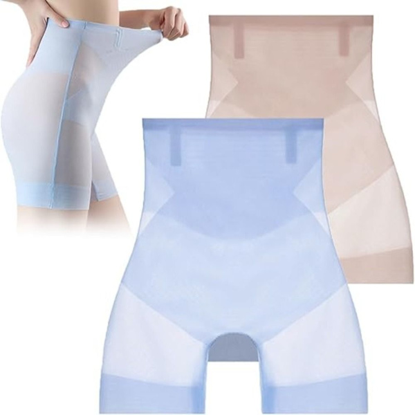 Ultratynde kølebukser Mavekontrol Shapewear SORT M Black M