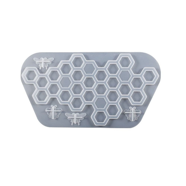 Honeycomb Molds nøglering form 2 2 2