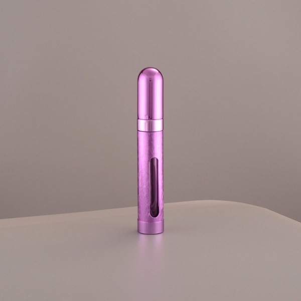 2 stk Genopfyldelig parfumeforstøver mini parfumeflaske LILLA purple