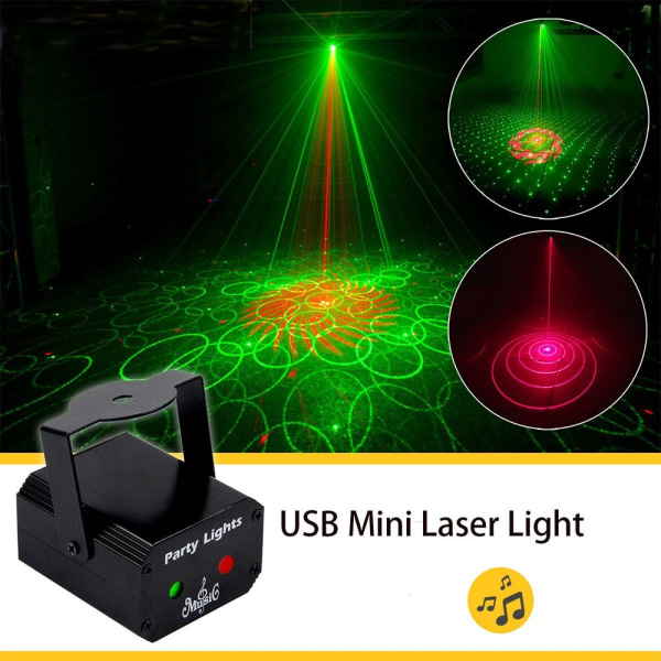 Laser Stage Lighting Disco Light Strobe Lamppu
