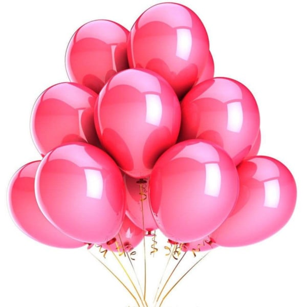 30stk Latex Ballong Oppblåsbar Dekor Ballong ROSA ROSA Pink