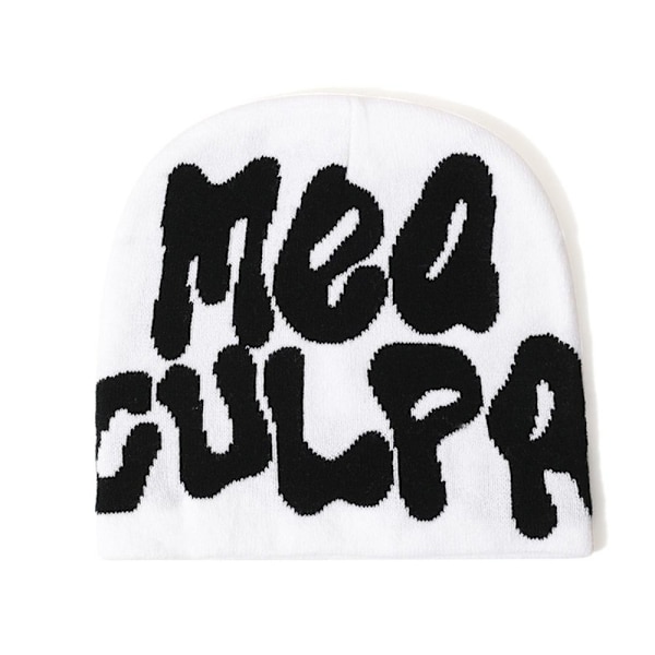 Hip Hop Cap Strikkede Huer HVID&SORT white&black