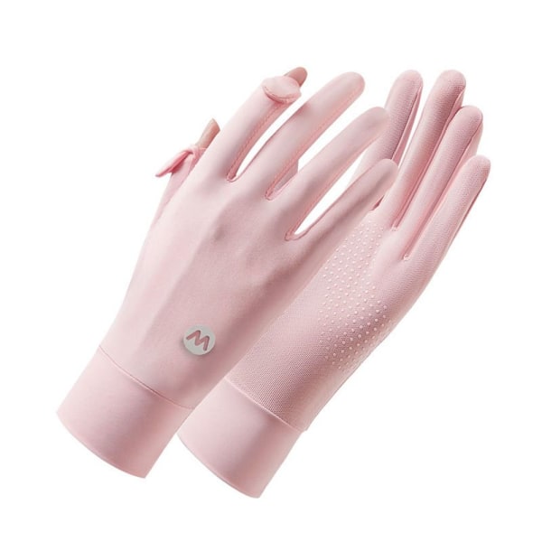 Ice Silk Handskar Vantar ROSA pink