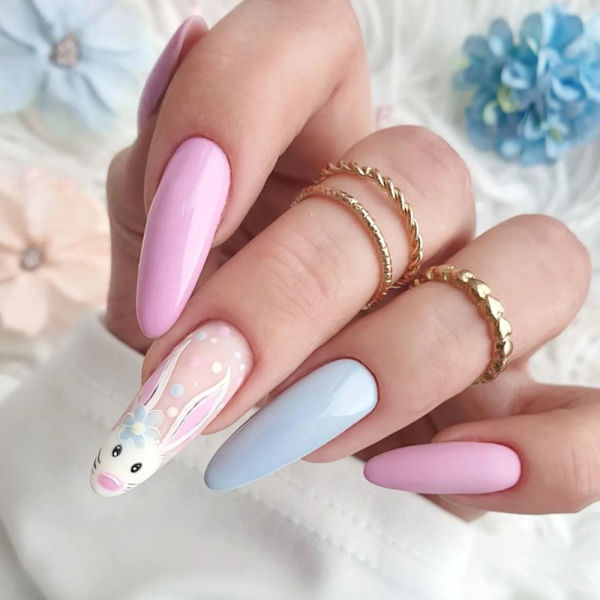 24 kpl Fake Nails Long Z166 Z166 Z166