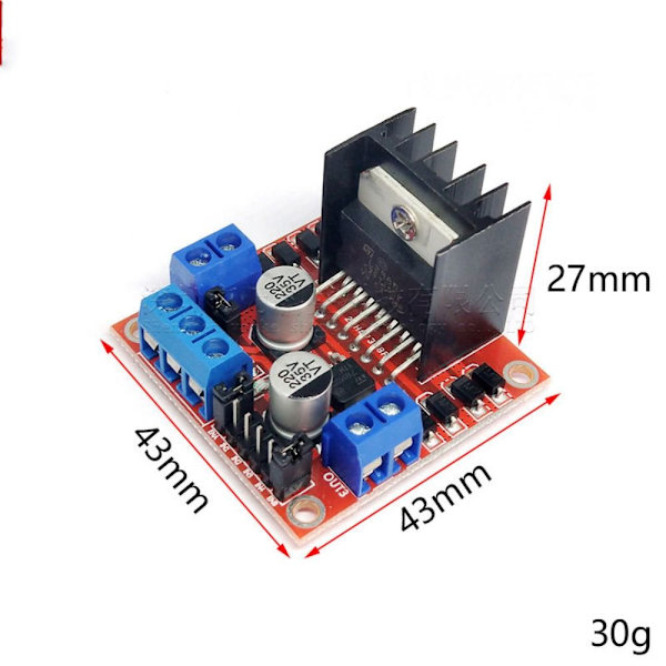 1/4 stk motorhastighedskontrol drevmodul 4 stk 4pcs