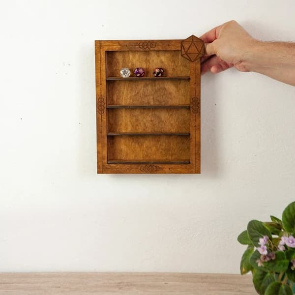 Terning Vis ramme RPG Terning Display Væg Terning Display Stand