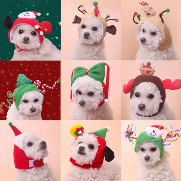 Julhundhatt Santa Pet Cap STYLE 2 STYLE 2 Style 2