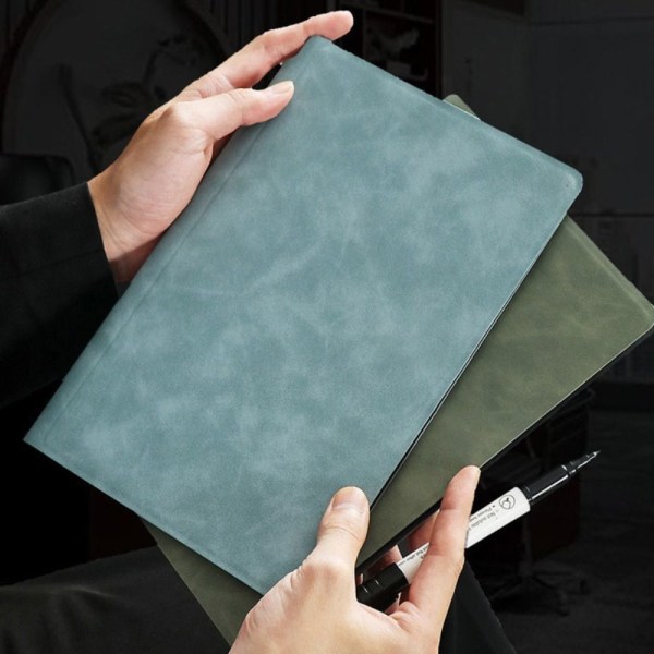 Tavle-notatbok med tavlepenn som sletter klut SVART Black