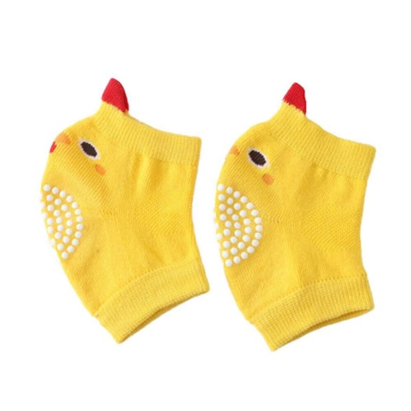 Baby Knebeskytter Baby Crawling Protector GUL KYLLING GUL Yellow chicken