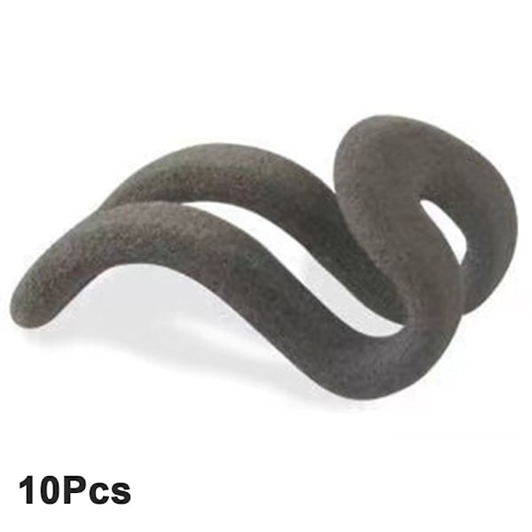 10 kpl Flocking Vaateteline Vaateripustin HARMAA grey