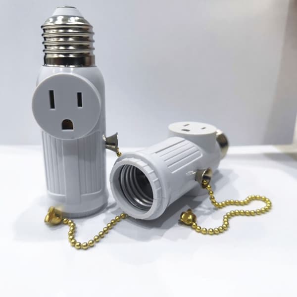 Lysfatning til stikadapter Lyspærefatning Adapterlampe