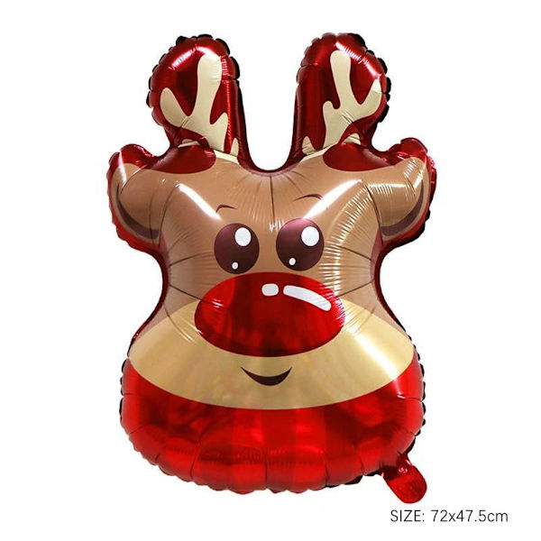 3 st julfolieballong uppblåsbar ballong JOMTECLAUS 2 Santa Claus 2