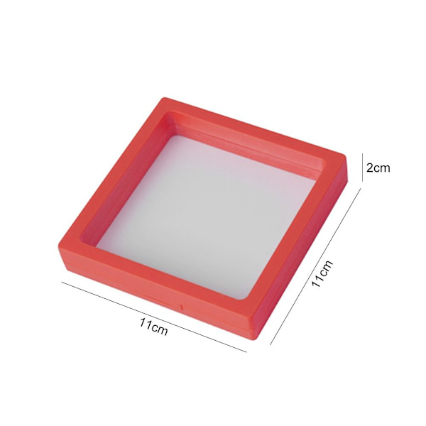 2 stk Display Case Suspension Oppbevaring HVIT white