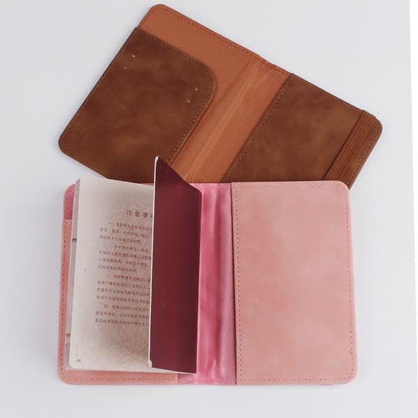 Passdeksel Kredittkort Passholder BRUN Brown