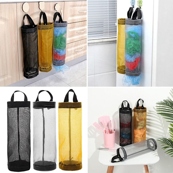 Diverse Oppbevaringspose Søppelsekker Dispenser GRÅ GREY