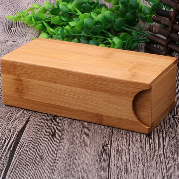 Bambu Glasögon Box Solglasögon Box Solglasögon Förvaringsbox