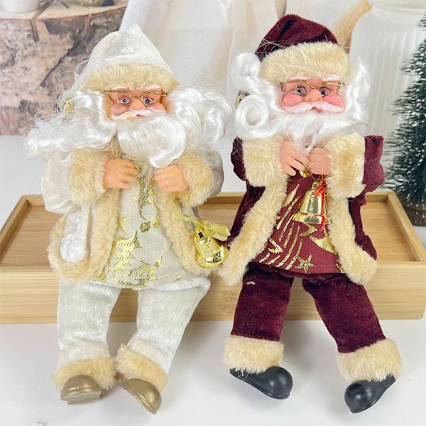 Joulu Joulupukki-nukke Joulupukki-figuuri BEIGE Beige