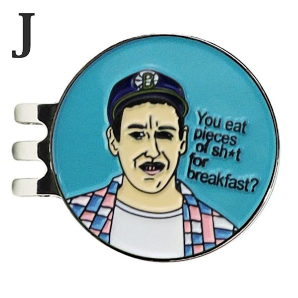 Golfbold Marker Golf Hat Clip J J J
