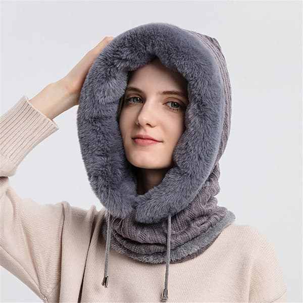 Mössa Stickad Cap BEIGE Beige