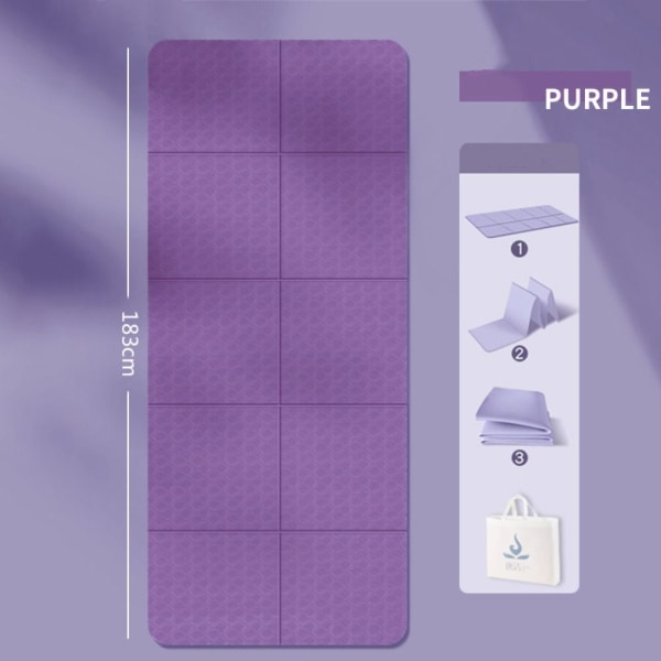 Yogamåtter Gymnastikmåtte LILLA purple