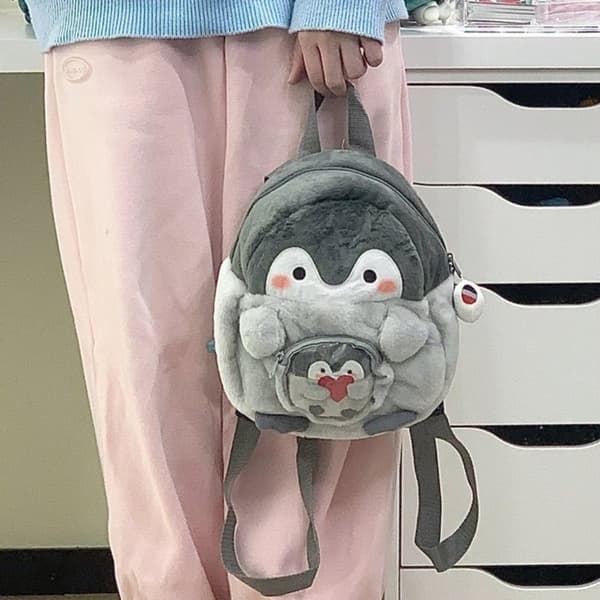 Penguin Backpack Cartoon Backpack INGEN TILBEHØR INGEN TILBEHØR no accessories