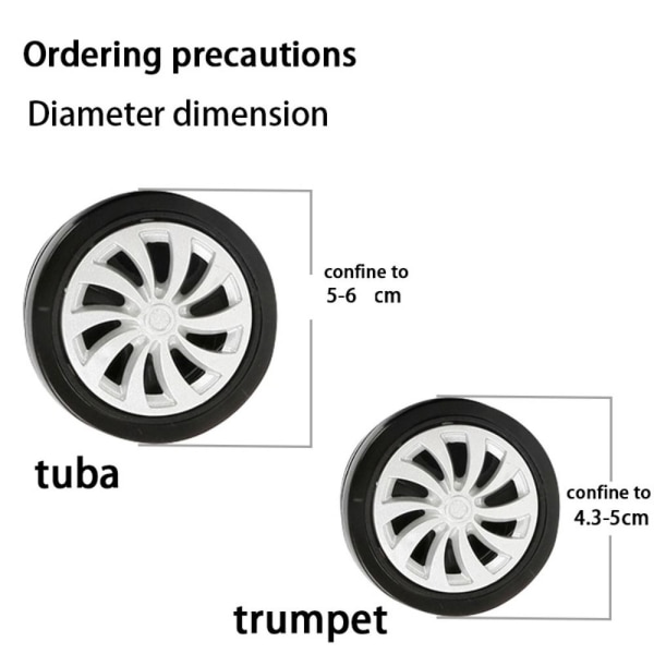 8 STK Bagage Caster Sko Kufferter Hjulbeskyttelsesdæksel L4 4 L4