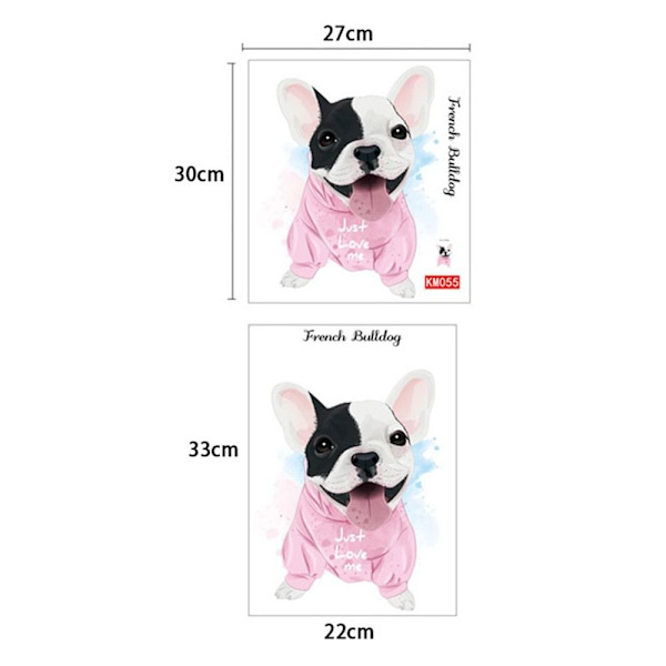 Hundtoalettdekal Väggdekal STYLE 1 STYLE 1 Style 1