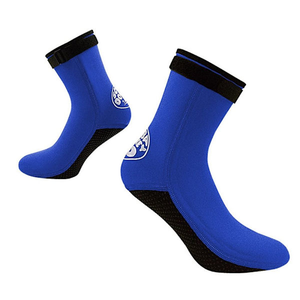 Neopren dykkerstrømper Svømmestrømper BLUE M blue M