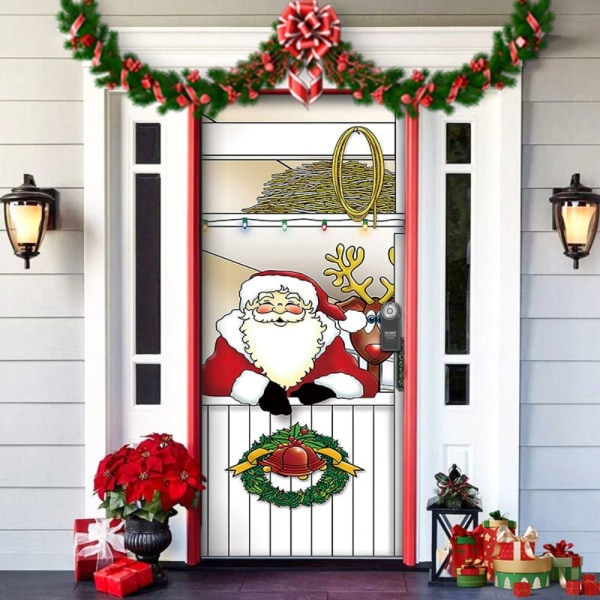 Christmas Elves Door Cover Bakteppe Banner 7 7 7