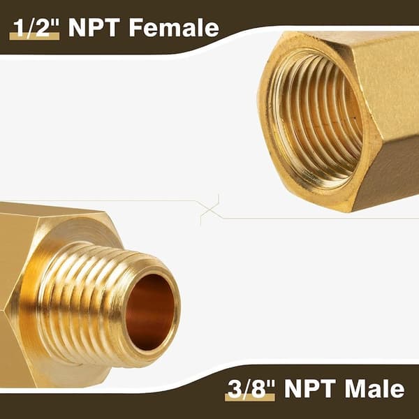 Messingbeslag Adapterkontakt