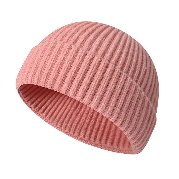 Manschett mössa Stickad mössa ROSA ROSA Pink