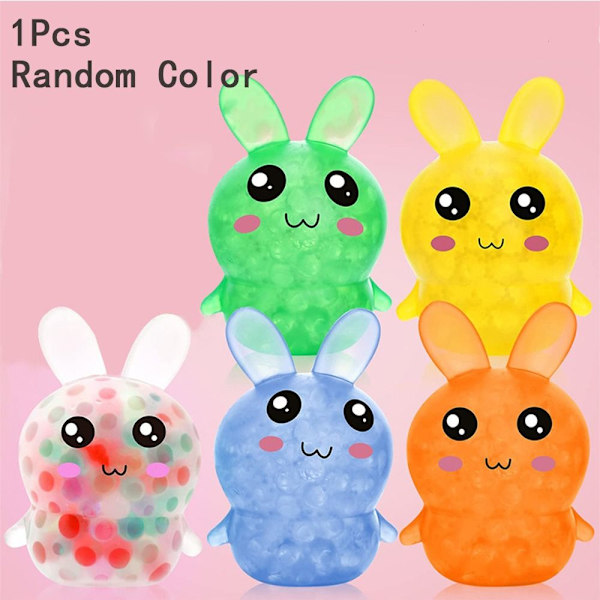 Påskekurvstoppere Bunny Stress Bolde Relief Fidget Toy Random Color