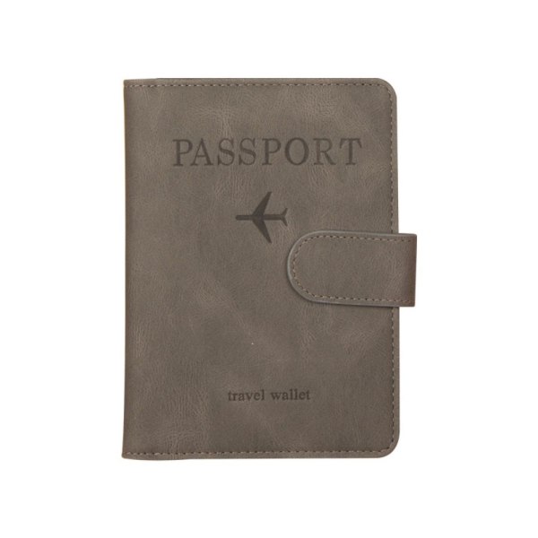 RFID Passholder Passport Bag GRÅ grey