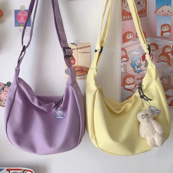 Skulderveske Crossbody-vesker GUL INGEN VALPEANHENG INGEN VALP Yellow No Puppy Pendant-No Puppy Pendant